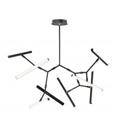  Robotica 7-Light LED Pendant-(E21246-BK)-ET2