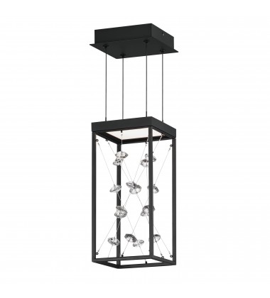  Entanglement 1-Light LED Pendant-(E21251-20BK)-ET2