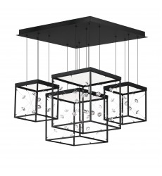  Entanglement 4-Light LED Pendant-(E21254-20BK)-ET2