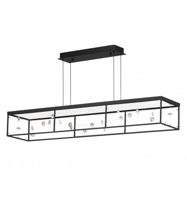  Entanglement Linear LED Pendant-(E21256-20BK)-ET2