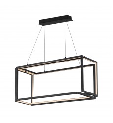  Penrose LED Linear LED Pendant-(E21266-BK)-ET2