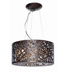  Inca 7-Light Pendant W/LED Bulb-(E21309-10BZ/BUL)-ET2