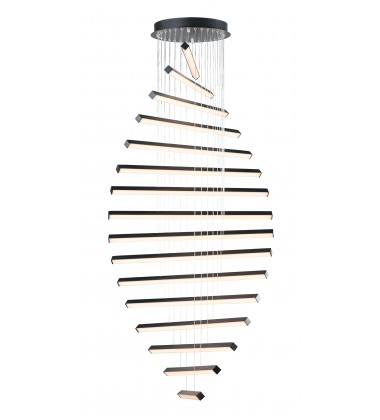  Hover 16-Light LED Pendant-(E21379-BK)-ET2