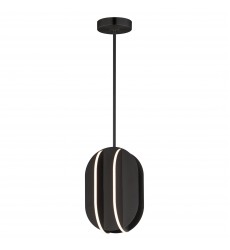  Interval LED Small Ellipse Pendant-(E21484-BK)-ET2