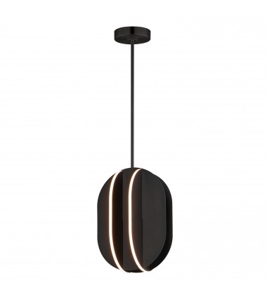 Interval LED Medium Ellipse Pendant-(E21486-BK)-ET2  Interval LED Medium Ellipse Pendant-(E21486-BK)-ET2