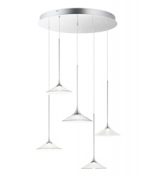  Cono LED 5-Light Pendant-(E21536-24PC)-ET2