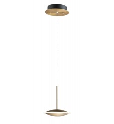  Saucer LED Pendant-(E21541-90BKGLD)-ET2