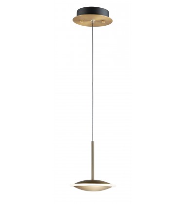  Saucer LED Pendant-(E21541-90BKGLD)-ET2