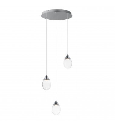 Dewdrop 3-Light LED Pendant-(E21563-18PC)-ET2 Dewdrop 3-Light LED Pendant-(E21563-18PC)-ET2