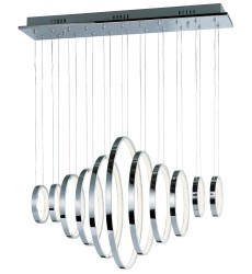  Hoops 11-Light LED Pendant-(E22716-PC)-ET2