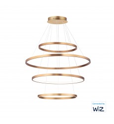  Groove 4-Tier LED Pendant WiZ-(E22729-GLD)-ET2