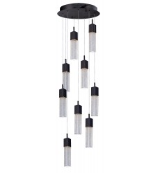  Fizz III 9-Light LED Pendant-(E22769-89BZ)-ET2
