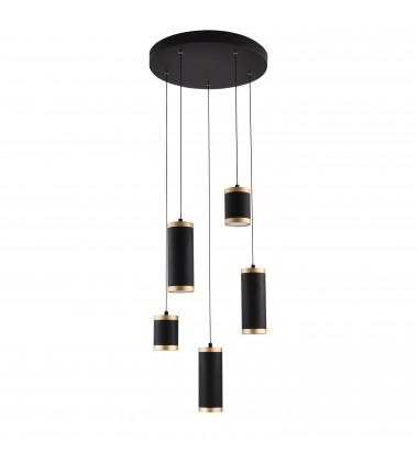 Cuff 5-Light Pendant-(E22945-BKGLD)-ET2 Cuff 5-Light Pendant-(E22945-BKGLD)-ET2