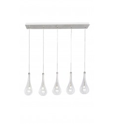  Larmes 5-Light LED Pendant-(E23125-18PC)-ET2