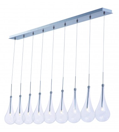  Larmes 9-Light LED Pendant-(E23129-18PC)-ET2
