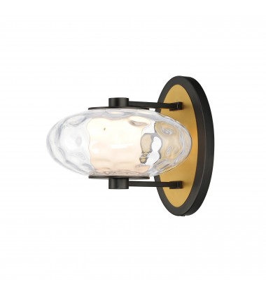  Amulet 1-Light LED Wall Sconce-(E24030-24BKNAB)-ET2