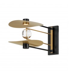 Pearl 2-Light LED Sconce-(E24072-BKNAB)-ET2  Pearl 2-Light LED Sconce-(E24072-BKNAB)-ET2