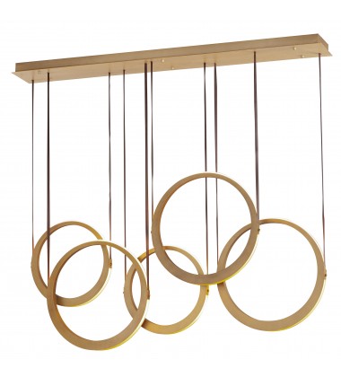  Tether 5-Light LED Pendant-(E24085-NAB)-ET2
