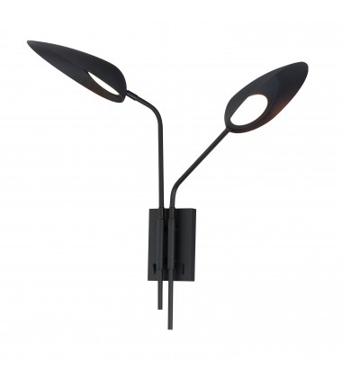 Marsh 2-Light LED Wall Sconce-(E24092-BK)-ET2 Marsh 2-Light LED Wall Sconce-(E24092-BK)-ET2