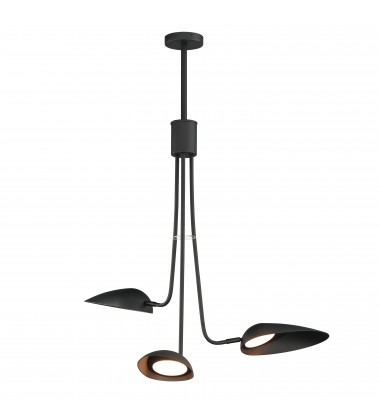  Marsh 3-Light LED Pendant-(E24093-BK)-ET2