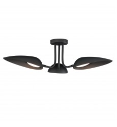  Marsh 3-Light LED Semi-Flush Mount-(E24094-BK)-ET2
