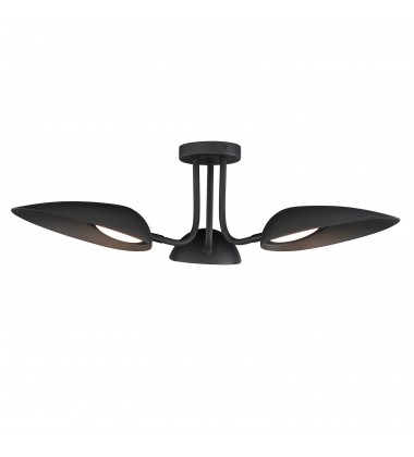  Marsh 3-Light LED Semi-Flush Mount-(E24094-BK)-ET2