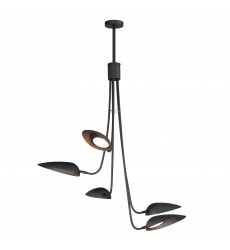 Marsh 5-Light LED Pendant-(E24095-BK)-ET2 Marsh 5-Light LED Pendant-(E24095-BK)-ET2