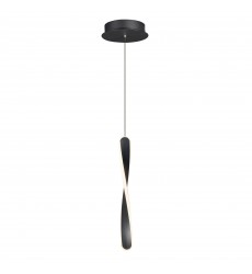  Pirouette 1-Light LED Pendant-(E24151-BK)-ET2