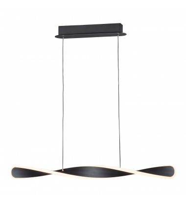  Pirouette 1-Light LED Pendant-(E24155-BK)-ET2