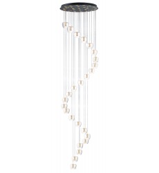  Newton 25-Light LED Pendant-(E24169-18BKGLD)-ET2