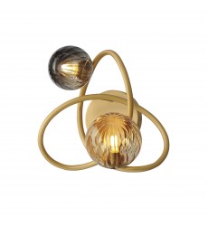 Planetary 2-Light LED Sconce-(E24182-148GLD)-ET2  Planetary 2-Light LED Sconce-(E24182-148GLD)-ET2