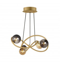 Planetary 5-Light LED Chandelier-(E24185-148GLD)-ET2  Planetary 5-Light LED Chandelier-(E24185-148GLD)-ET2