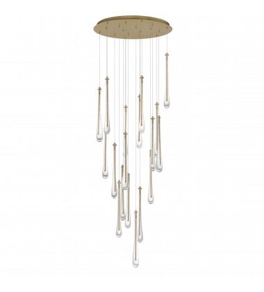  Stillo 18-Light LED Pendant-(E24219-118GLD)-ET2