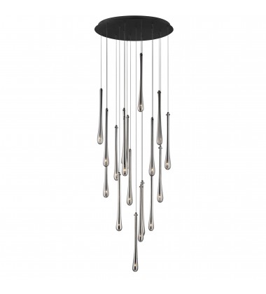  Stillo 18-Light LED Pendant-(E24219-138BK)-ET2