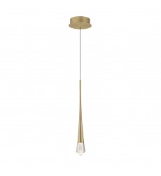  Pierce 1-Light LED Pendant-(E24221-122GLD)-ET2