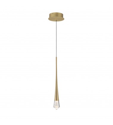  Pierce 1-Light LED Pendant-(E24221-122GLD)-ET2