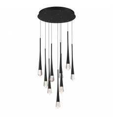  Pierce 9-Light LED Pendant-(E24227-122BK)-ET2