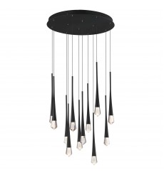 Pierce 12-Light LED Pendant-(E24229-122BK)-ET2