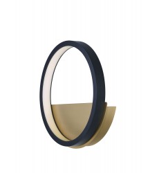  Hoopla LED Wall Sconce-(E24320-BKGLD)-ET2
