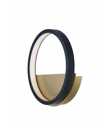  Hoopla LED Wall Sconce-(E24320-BKGLD)-ET2
