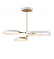  Hoopla 4-Light LED Pendant-(E24322-WTGLD)-ET2