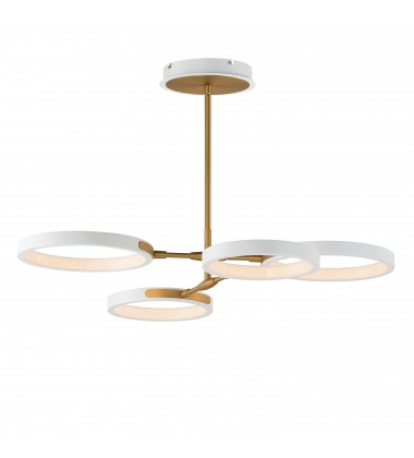 Hoopla 4-Light LED Pendant-(E24322-WTGLD)-ET2 Hoopla 4-Light LED Pendant-(E24322-WTGLD)-ET2