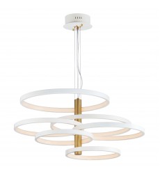  Hoopla 6-Light LED Pendant-(E24327-WTGLD)-ET2
