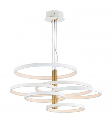  Hoopla 6-Light LED Pendant-(E24327-WTGLD)-ET2