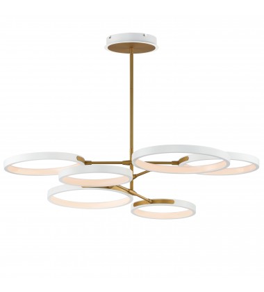  Hoopla 6-Light LED Pendant-(E24328-WTGLD)-ET2