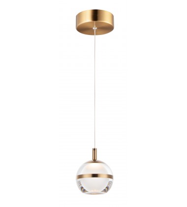  Swank 1-Light LED Pendant-(E24591-93NAB)-ET2