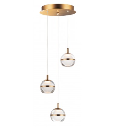  Swank 3-Light LED Pendant-(E24593-93NAB)-ET2