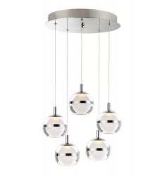  Swank 5-Light LED Pendant-(E24595-93PC)-ET2