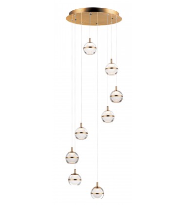  Swank 8-Light LED Pendant-(E24598-93NAB)-ET2