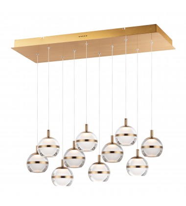  Swank LED 10-Light Linear Pendant-(E24599-93NAB)-ET2